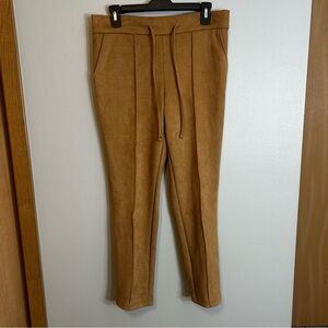 Women’s Tan Lounge Pants Super Soft Medium Casual Chic